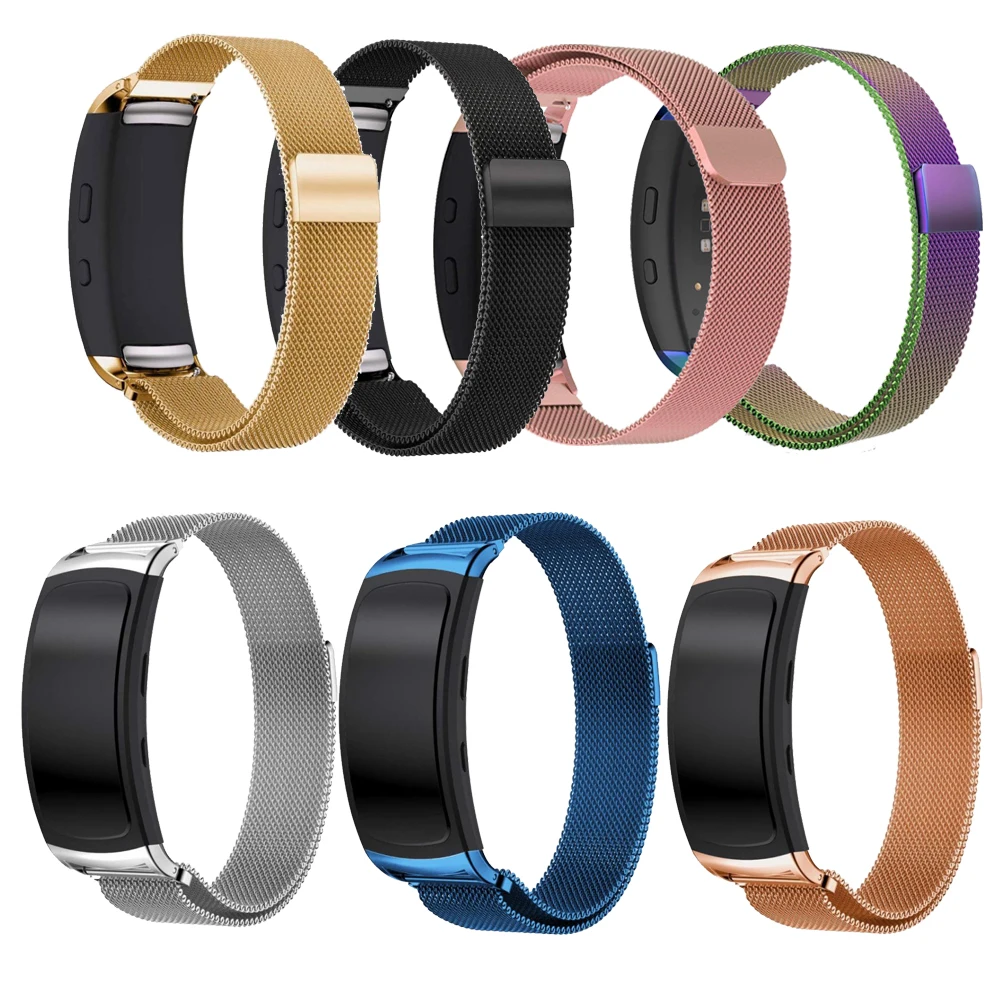 

For Samsung Gear Fit 2 Bands, Accessory Milanese Loop Stainless Steel Band with Unique Magnet Clasp for Gear Fit 2 Fit2 SM-R360