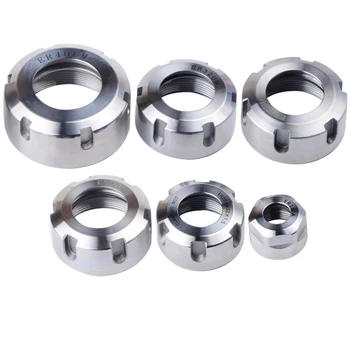 

1pc high precision er collet nut ER16 ER20 ER25 ER32 ER40 milling maching clamping nut CNC milling engraving machine collet nut