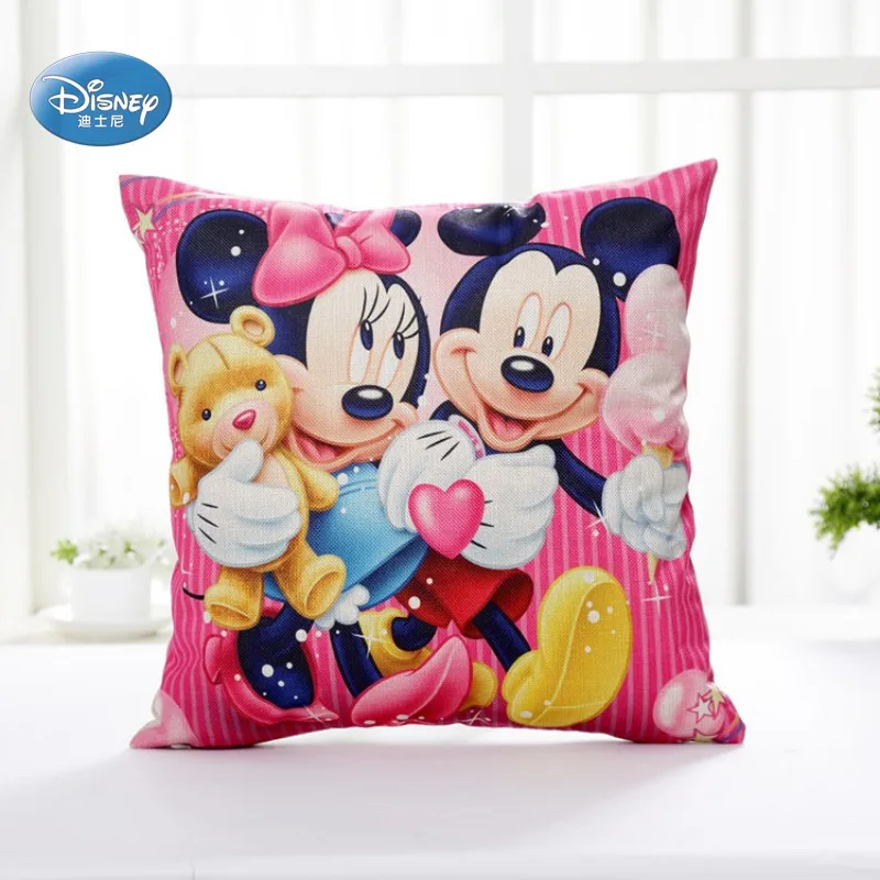Декоративные наволочки из мультфильма Disney с Микки и Минни 45x45 см|Наволочка| |
