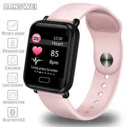 BANGWEI Новые смарт-часы для мужчин и женщин монитор сердечного ритма кровяное давление фитнес-трекер Смарт-часы спортивные наручные часы для