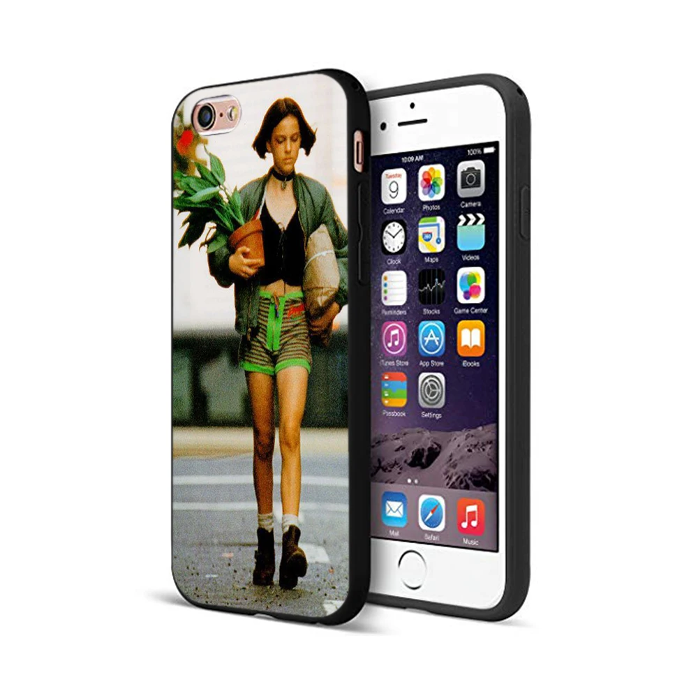 Черный чехол ТПУ для iphone 5 5s se 6 6s 7 8 plus x 10 чехол силиконовый чехол для iphone XR XS 11 pro MAX чехол leon the professional