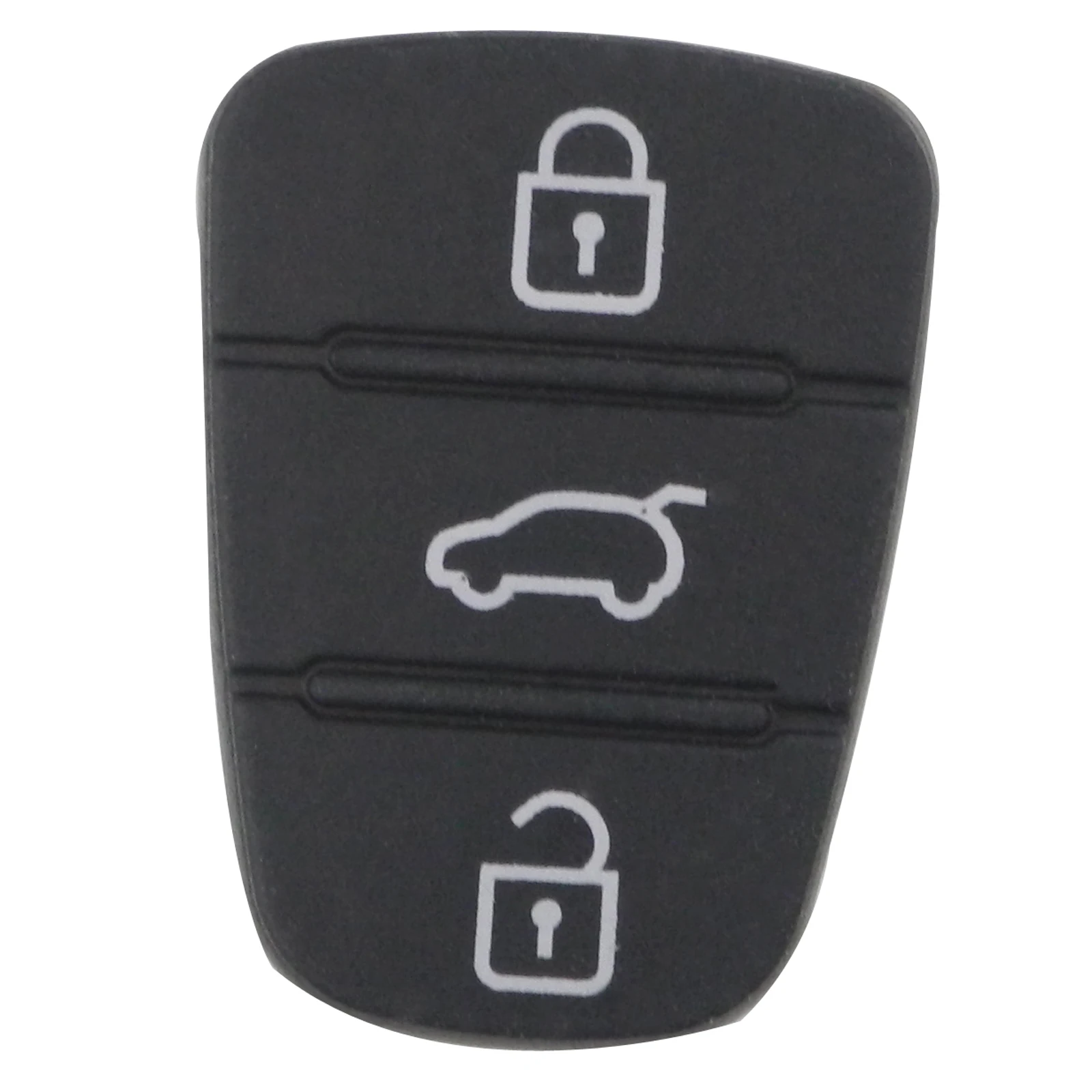 3 BTN флип силиконовый ButtonPad чехол для дистанционного ключа от машины крышка RubberPad для Kia RIO 3 Picanto Ceed Cerato Sportage Soul hyundai i35/25 - Количество кнопок: B Type