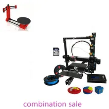 Сочетание распродажа-Prusa EI3 тройной сопла большой размер печати 3D комплект принтера добавления ciclop DIY 3D сканер комплект