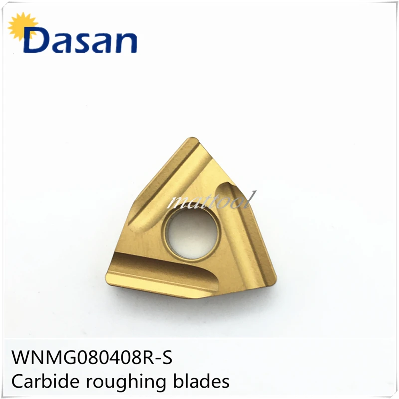 

10PCS WNMG080408R-S Carbide inserts WNMG080404 Blade CNC Lathe Tools External Turning Tools for Steel