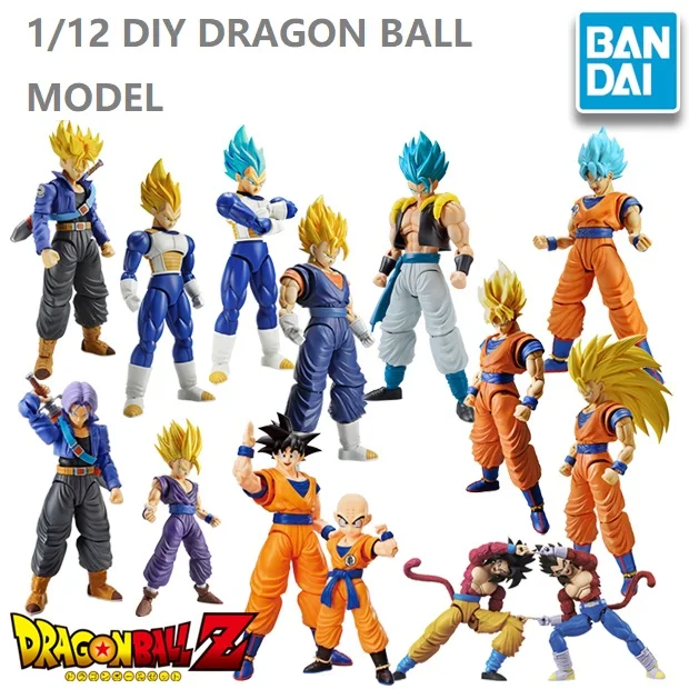 Dragon Ball модель HG 1/12 SUPER SAIYAN SON GOD GOGETA GOKOU GOHAN шорты «Вегета» KRILLIN детские игрушки «сделай сам» BANDAI