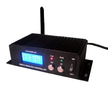 

2.4 G ISM 3pin signal interface male female runs dmx lcd wireless receiver and wireless Transmitter for stage light dj equipment