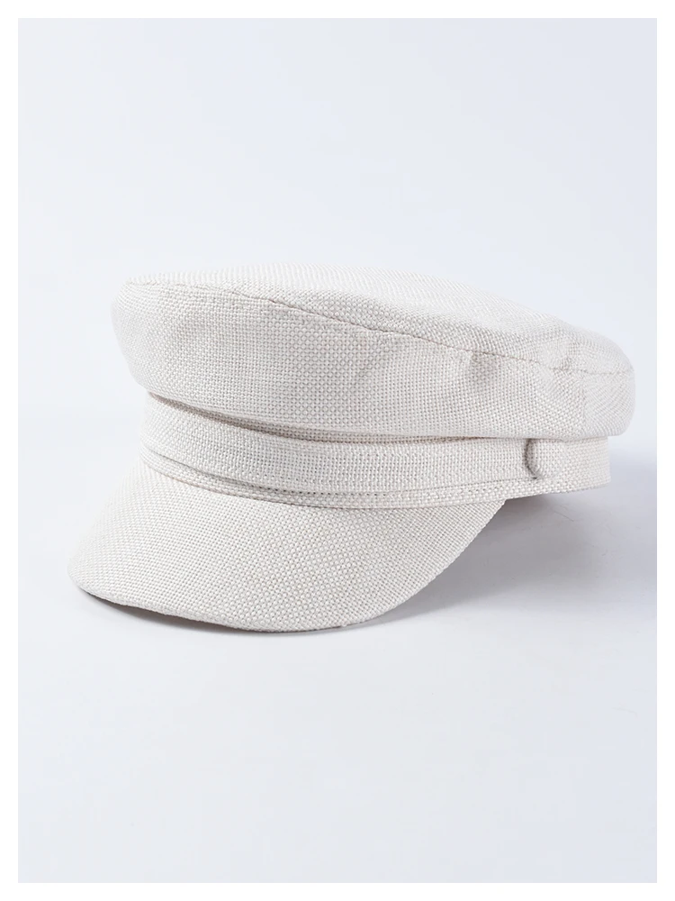 Женские армейские кепки, Повседневная одноцветная кепка газетчика, плоская кепка, восьмиугольная кепка