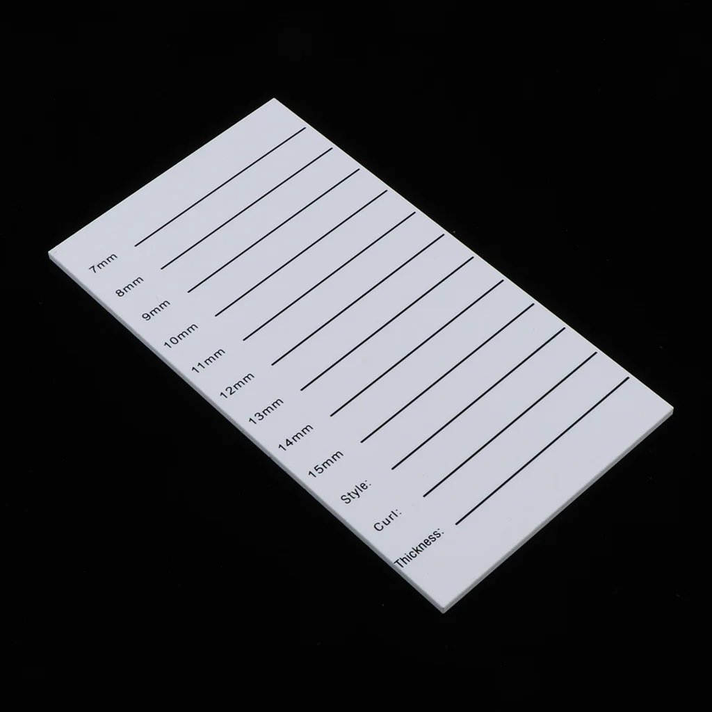 Plastic Eyelash Extension Tray Glue Pallet Holder Pad Lash Plate Stand Board