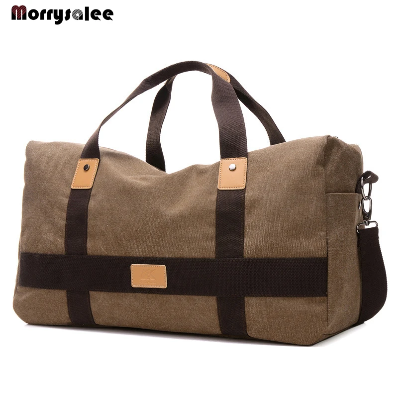 

Men's casual shoulder bag canvas travel men's portable computer bag Messenger large capacity package