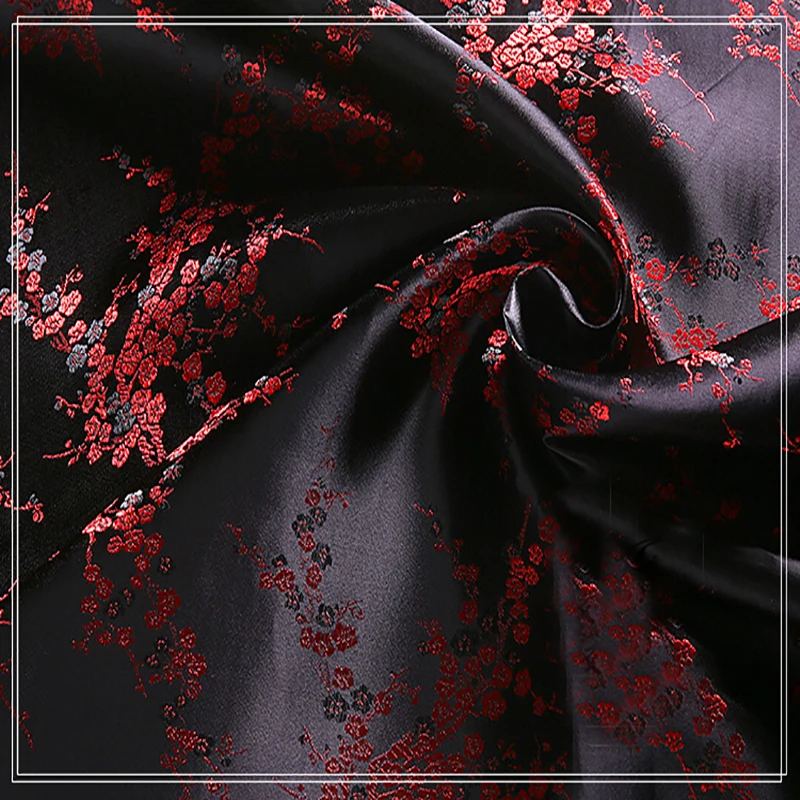 90cmx100cm Classical style silk jacquard tapestry satin fabric Cloth bedding patchwork tissue home Textile Sewing | Дом и сад