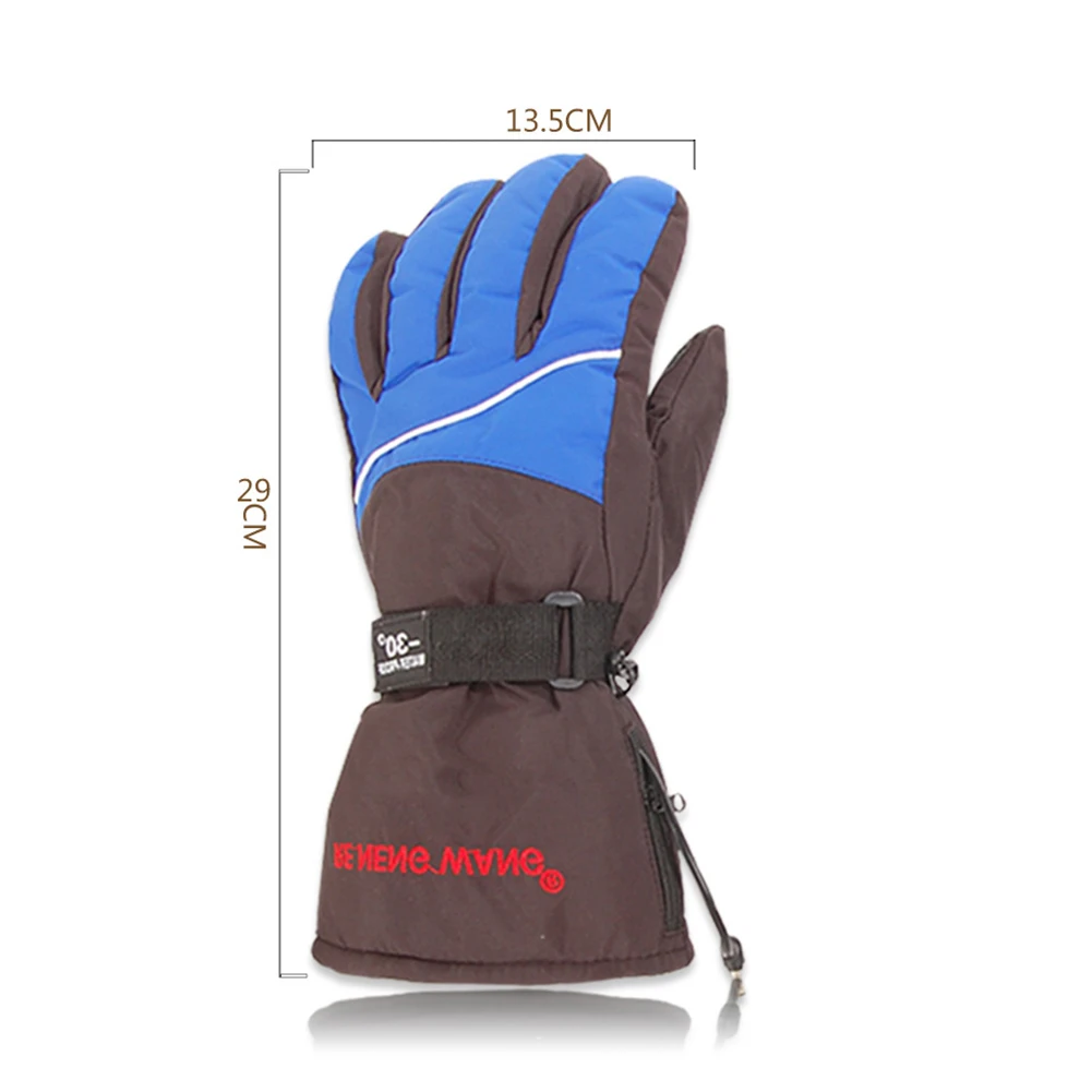 Подогрев Прихватки для мангала USB литиевых батарея зарядки теплые спортивные лыжные перчатки Зима Открытый снегоход езда пять пальцев