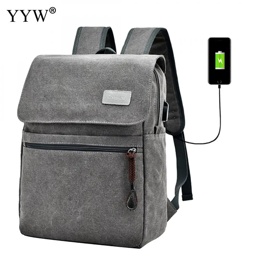 

YYW Men Business Backpack Women Large Capacity USB Interface Casual Travel Back Bags Students College Laptop Schoolbags