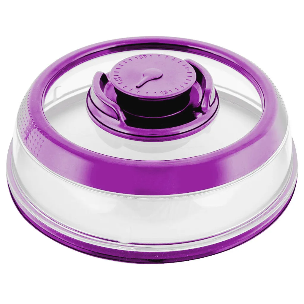 Вакуумный пищевой упаковщик Mintiml крышка Кухня Мгновенный Вакуумный пищевой упаковщик свежая бухта Мар#12 - Цвет: Purple