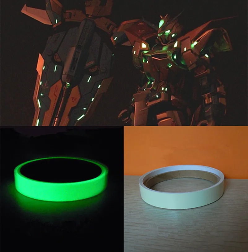 

Gundam model-specific fluorescent sticker high brightness luminous paste decal 1*100cm