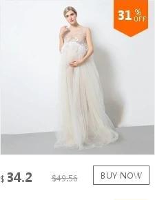 Nerlero платье для беременных Одежда для беременных реквизит для фотосессии платье для беременных с цветочной аппликацией летнее платье из вуали для беременных