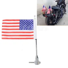 Мотоцикл багажная стойка вертикальный флагшток Американский для Harley Touring Road King Glide& FLHT