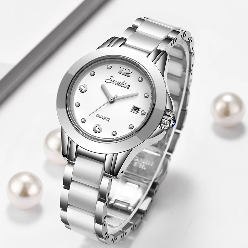 Sunkta New Rose Gold Watch Women Quartz Watches Ladies Top Brand Luxury Female Wrist Watch Gir-4