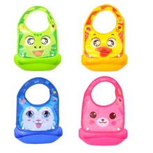 Прекрасный ребенок Водонепроницаемый нагрудник для кормления цепочка для пустышки нагрудники силиконовые нагрудники для ребенка продукты для кормления детей