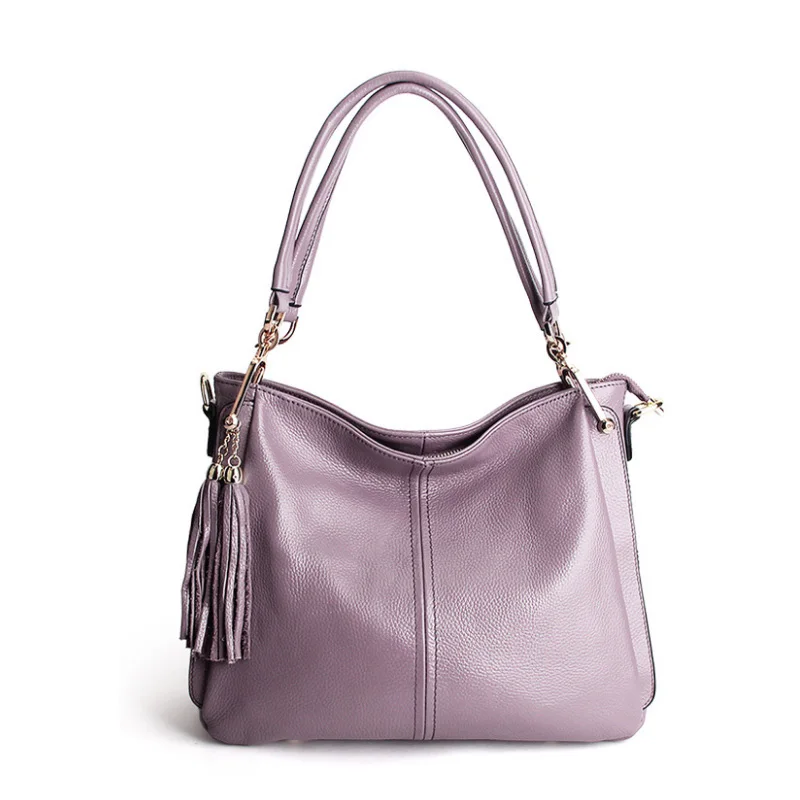 

Genuine Leather girl bags Handbagss Casual Shoulder Messenger Brand Ladies Cowhide Tote sac a main