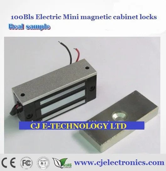 2 шт./лот сырее Электрический замок магнитного шкафа Дверные замки 60 кг 100lbs усилие Электромагнитная мини