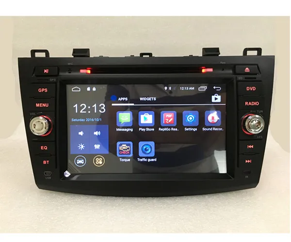 Excellent car radio dvd Navigation  Android 6.0 for mazda 3  HD1024*600  8 inch  DVD player 2009-2012  with wifi  Screen odb2 4G bluetooth 17