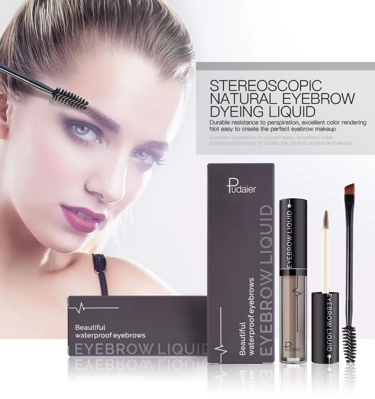

Hot Waterproof does not lose color eyebrows lasting eyebrow cream anti-sweat three-dimensional eyebrows spiral eyebrow brush set