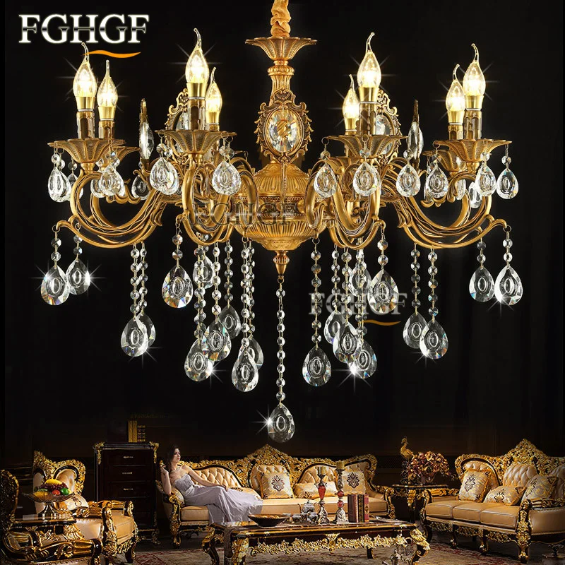 Modern Chandeliers Light Luxury Lustres Chandelier Alloy Lighting Fixtures Lamp Project luminaria Living Room Foyer Restaurant (1)