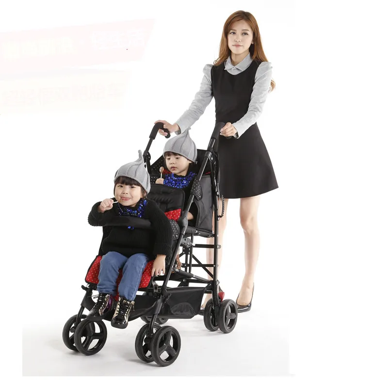 Hot Sell Twins Baby font b Stroller b font font b Double b font Seat Portable