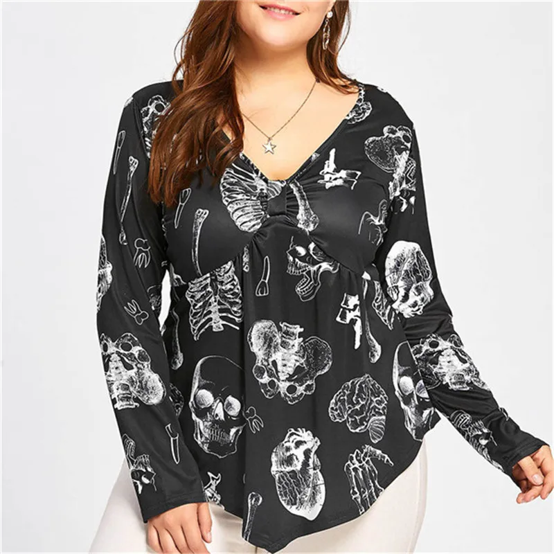 Buy Halloween Blouse 2018 Women Halloween Womens Tops