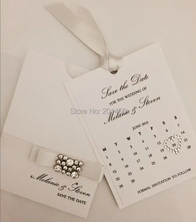 Simpan Tanggal Kalender Mewah Pribadi Undangan Pernikahan