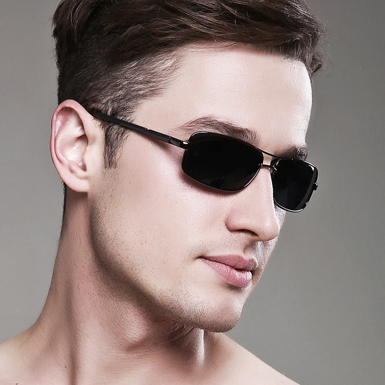 Nueva Moda 2016 pequeño marco gafas de sol polarizadas de los hombres gafas de sol Anti uva uvb gafas de sol gafas de sol de recubrimiento sunglass|Disfraces de películas TV|