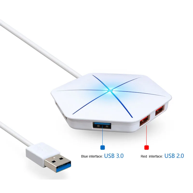 

USB 3.0 2.0 HUB High Speed External 6 Port Usb Splitter with Micro Usb Interface SD/TF Card Reader for PC Laptop Computer