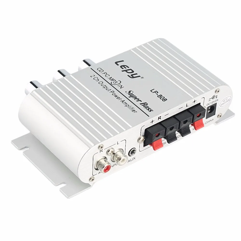 New 12V Hi-Fi Stereo Audio Amplifier Home Hi-Fi Bass Speaker Loudspeaker For Car Auto Mini MP3 MP4 PC Radio New 12V Hi-Fi Stereo Audio Amplifier Home Hi-Fi Bass Speaker Loudspeaker For Car Auto Mini MP3 MP4 PC Radio