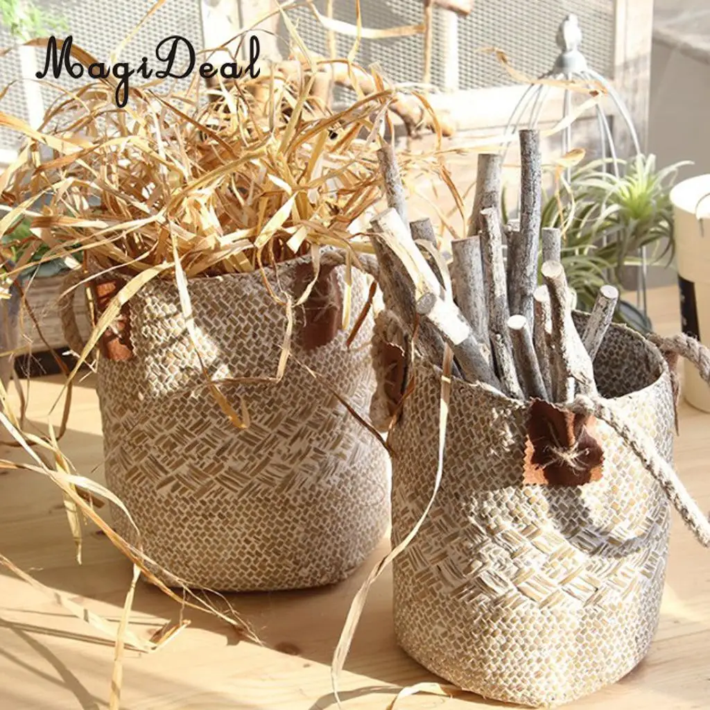 Fashionable Shopping Bag Basket Storage Planter Pot Laundry Bag Shelf Stands Plant Container Window Box Bag Bin