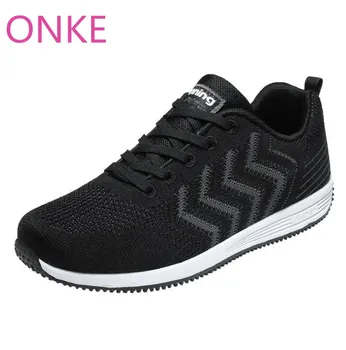 

New listing hot sale spring summer men women net Breathable running shoes sports shoes