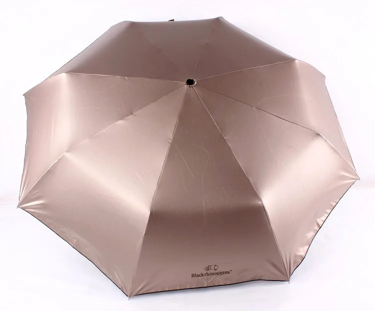 Новая звезда носорог полный автоматический зонт Три складной мужской женский зонтик мини дождь женский ветрозащитный Анти-УФ зонтик