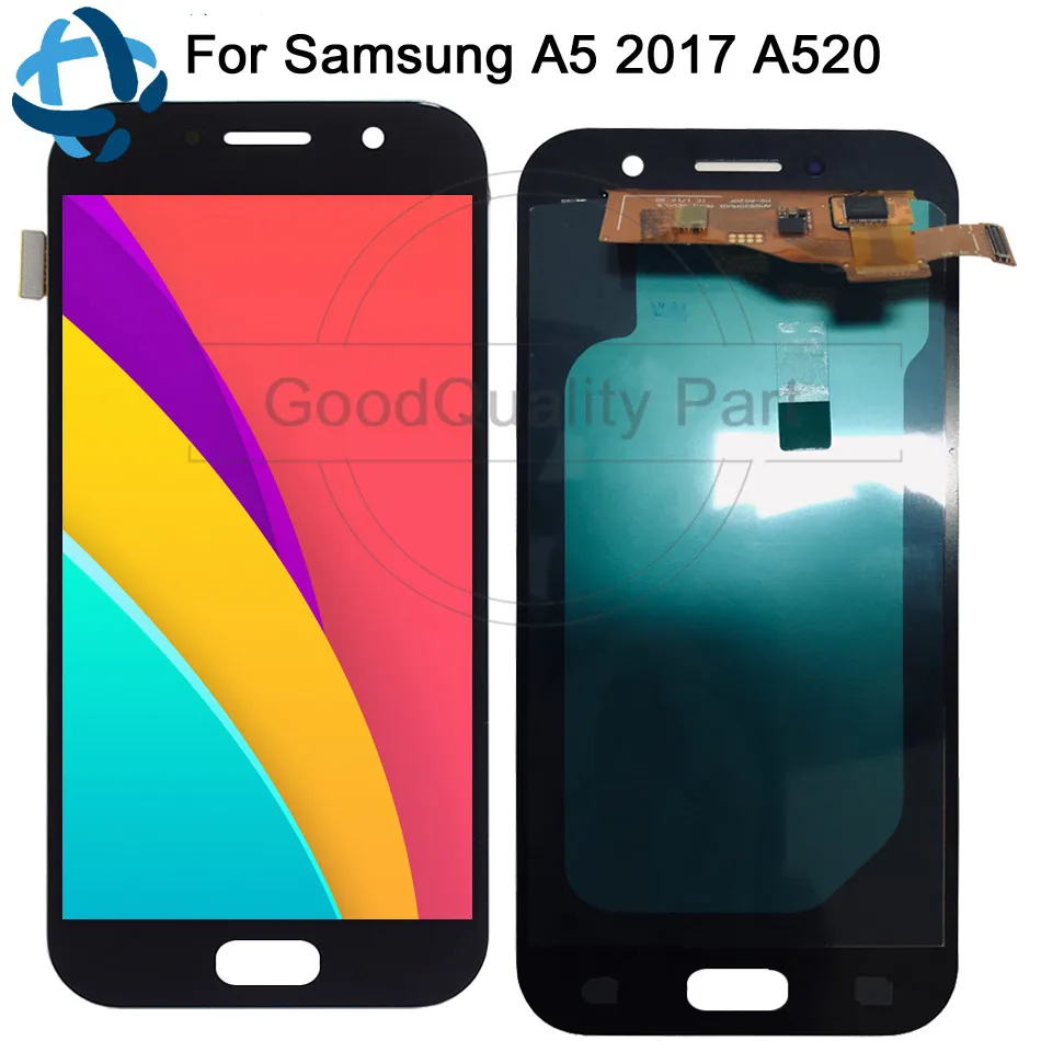 

Amoled 5.2"For Samsung Galaxy A5 2017 LCD A520F SM-A520F Display Digitizer Touch Screen Assembly For samsung a5 2017 A520 lcd