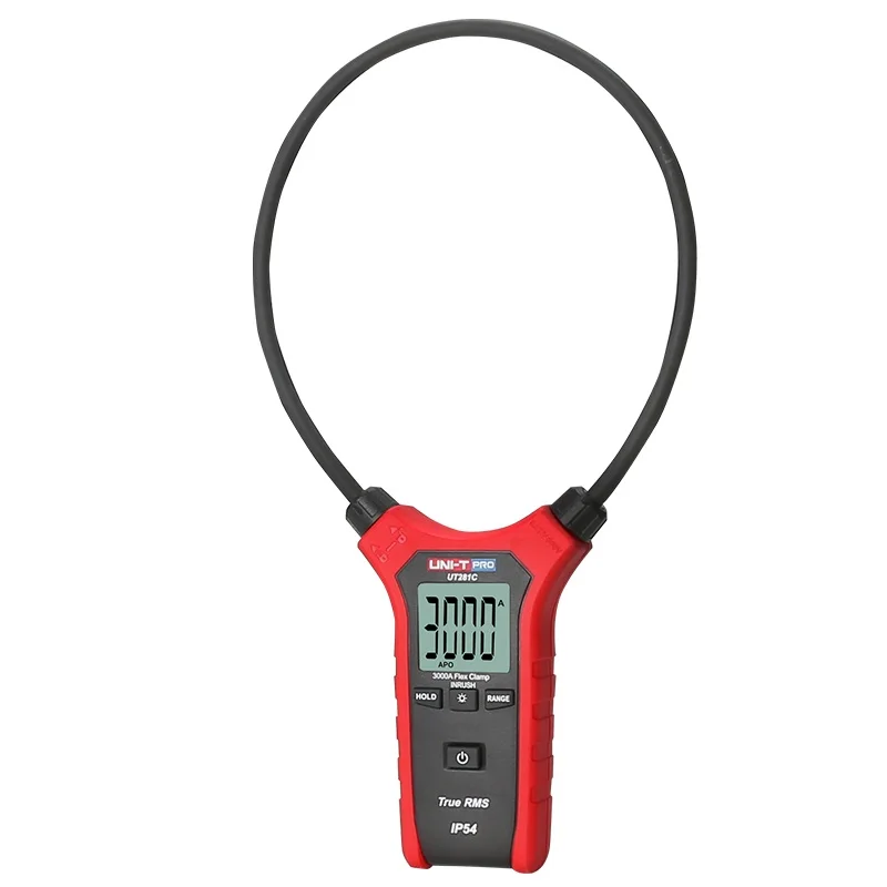 

2018 UNI-T UT281C True RMS AC 0.01- 3000A Flexible Clamp Ammeter, Multipurpose Table Backlight / Auto Power Off
