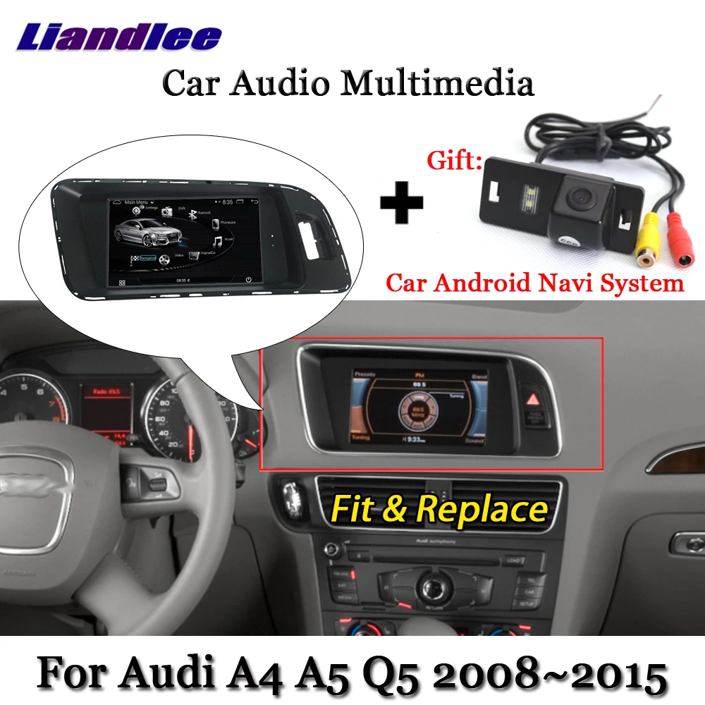 Liandlee автомобильный Android 7,1 для Audi A4 A5 Q5 2008~ стерео радио видео ТВ Carplay камера gps карта навигатор навигация Мультимедиа