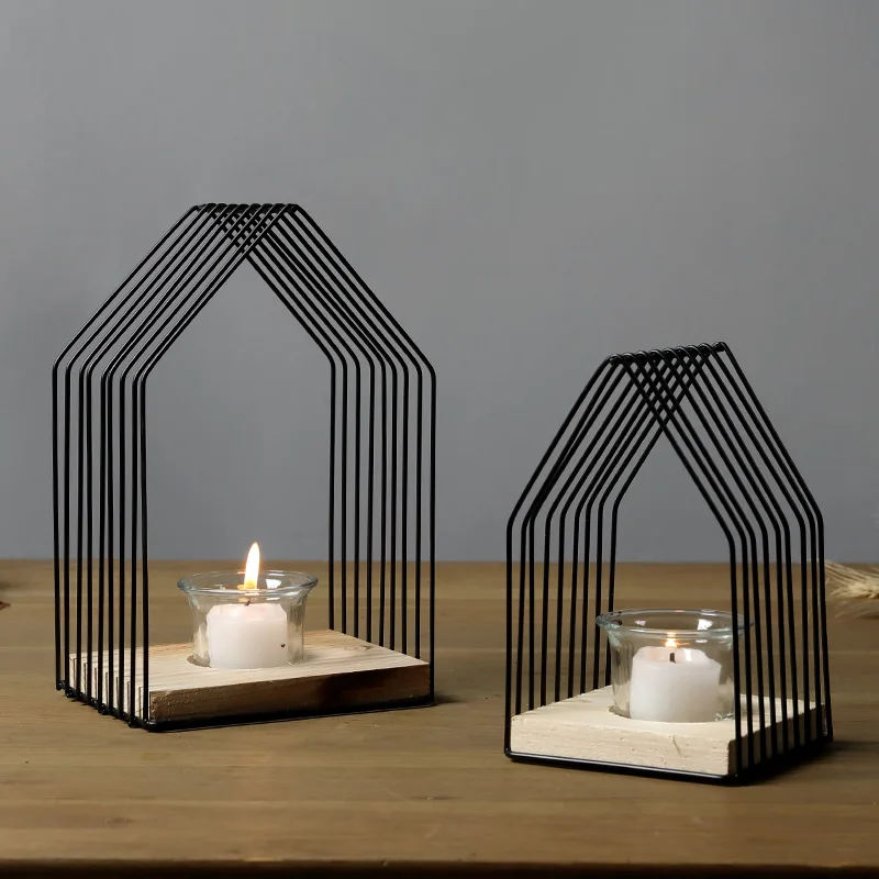 

Christmas Candle Stand Creative Metal Candle Holder Wedding Decoration Candle stand Dinner Desk Table Lamp Tea Light Candlelight