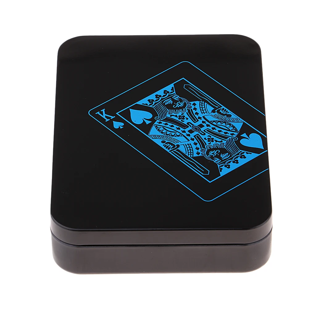 Waterproof Black Plastic PVC Poker Magic Table Board Game Playing Cards Collection Gift
