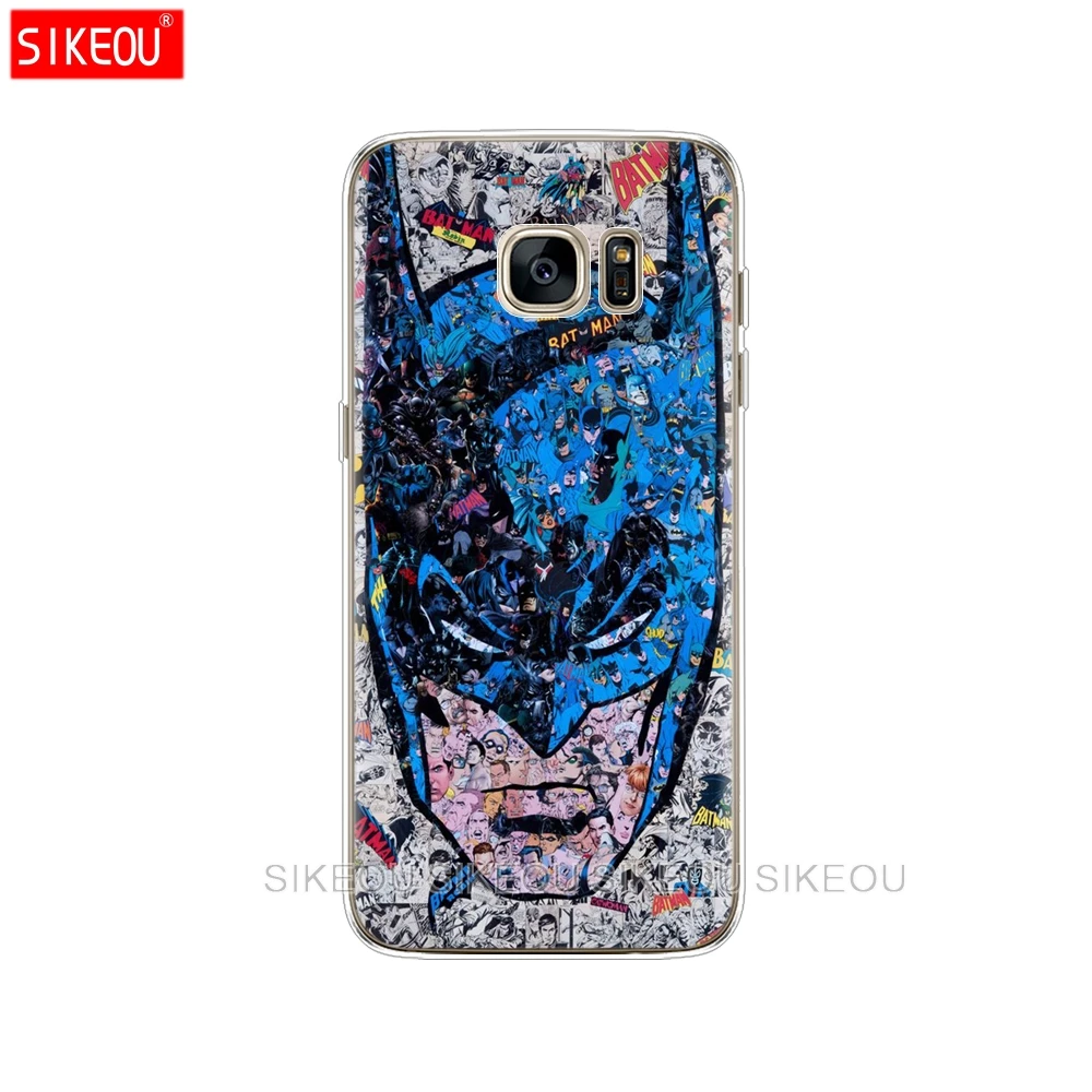 Силиконовый чехол для Samsung Galaxy S6 телефона S 6 G920 G920F G920A с принтом нарисованные