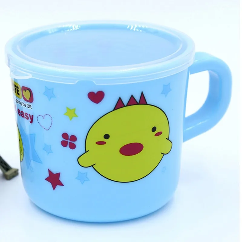 Безопасная ПП Пластиковая 150 мл цветная мультяшная чашка с медведем пандой кошкой для кормления детей, чашка для чая с молоком, водой, случайным рисунком, горячая распродажа