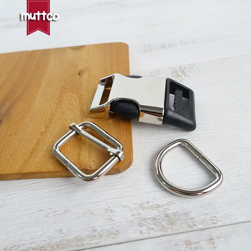 

(metal buckle+adjust buckle+D ring/set) DIY dog collar supplies 2.5 zinc alloy adjust buckles sewing high quality hardware