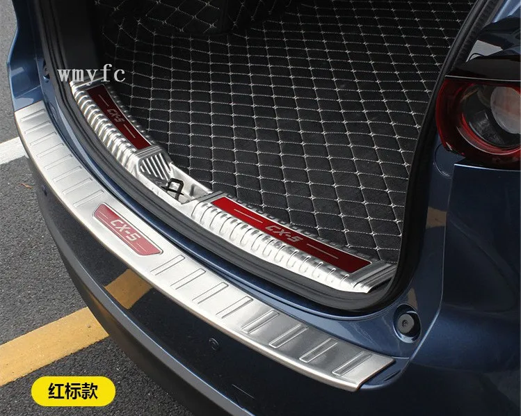 Высокое качество 304 Нержавеющая сталь заднего бампера протектор Подоконник Магистральные протектора плиты Накладка для Mazda CX-5 cx5 2017 2018 2019