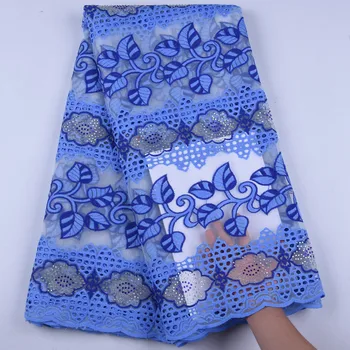 

African Tulle Lace Fabric 2019 African French Lace Fabric High Quality With Stones Milk Silk Nigerian Tulle French Lace Y1623