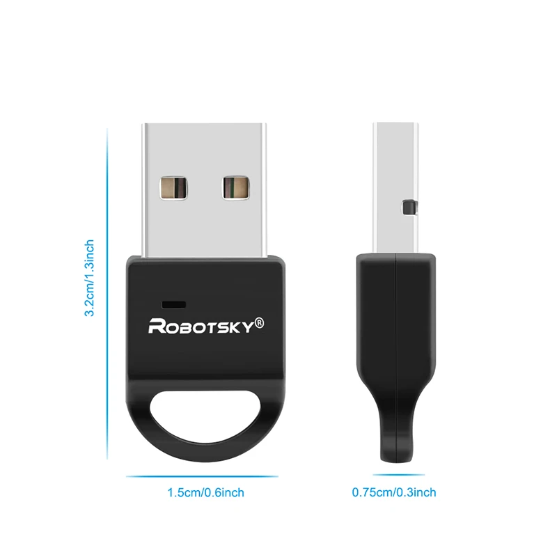 Мини usb адаптер bluetooth передатчик аудио приемное устройство компьютер-адаптер dongle v4.0 для ПК/ТВ win 7/8/10 компьютер