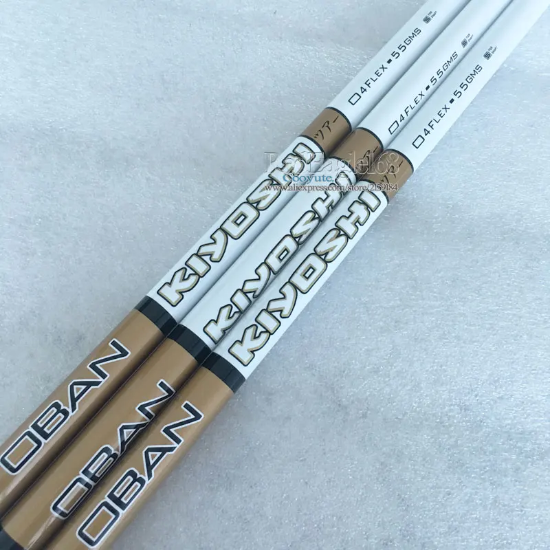 US $122.88 Wholesale New Golf Drivers Shaft OBAN WHITE Graphite Golf Shaft D4 S Flex 10pcsLot Clubs Golf Wood Shaft Unisex Free Shipping