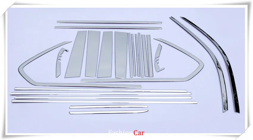 

2010-2018 For Toyota Prado FJ150 Stainless Full Window Bezel Garnish Surround Trim accessories car-styling