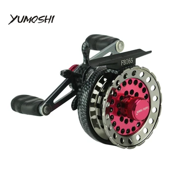 

Raft wheel Fly fishing Reel Left/Right 6+1BB 2.6:1 raft reel ice fishing reel baitcasting Semi-metallic fishing reel peche FBI